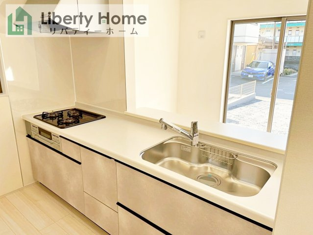 ひたちなか市堀口第4　新築戸建　1号棟のキッチン