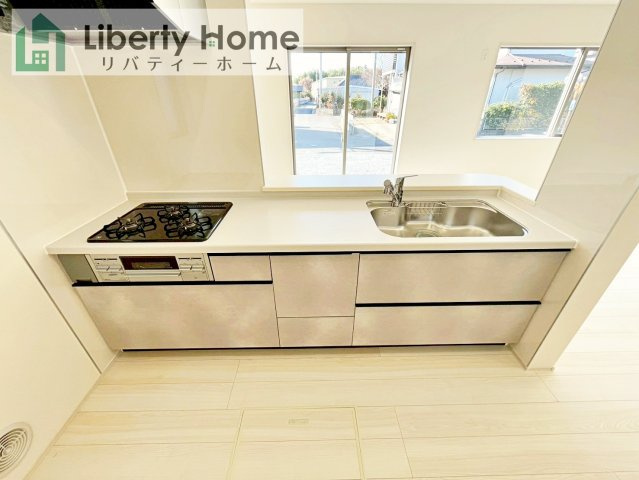 ひたちなか市堀口第4　新築戸建　1号棟のキッチン