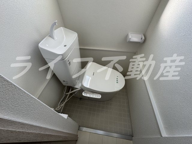 室内フルリノベーション完成！のトイレ|清潔感のあるトイレです