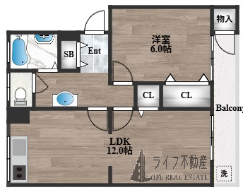 室内フルリノベーション完成！の間取り