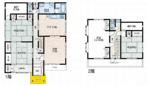 【間取り】 | 【仲介手数料０円】秦野市並木町　中古一戸建て | 【仲介手数料０円】秦野市並木町　中古一戸建て