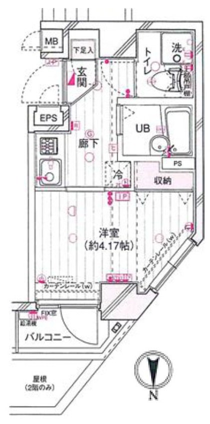 アイディ上野Ⅲの間取り