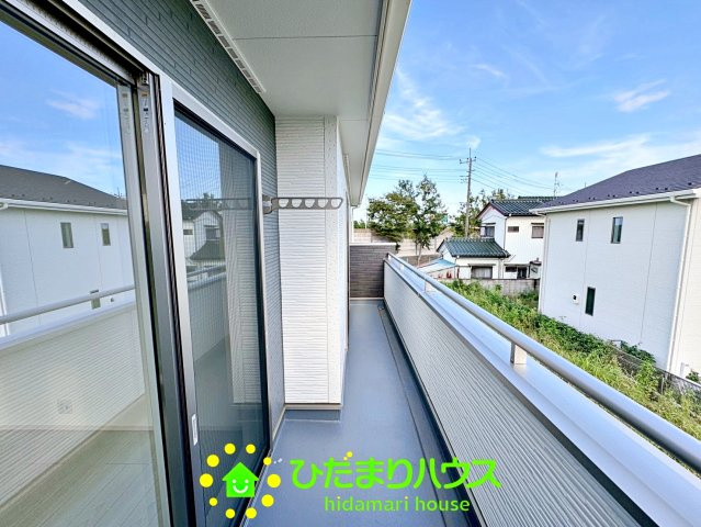 加須市多門寺　新築未使用　B　全２区画のバルコニー