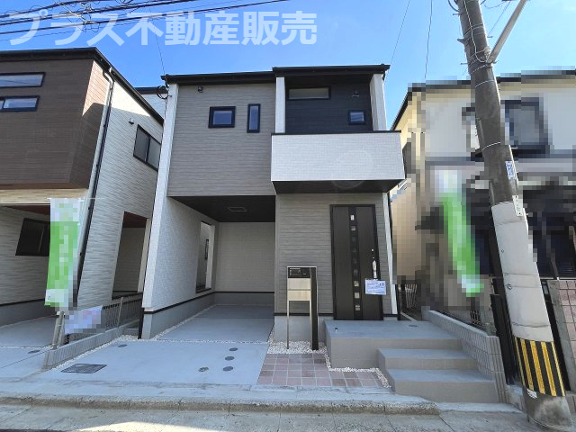 【外観】 | 福岡市早良区飯倉3丁目　1号棟（全2棟）【仲介手数料無料・0円】 | 現地写真。同じ物件を見るなら、プラス不動産販売にお任せ下さい。