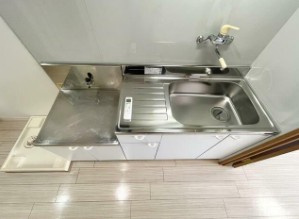 【キッチン】 | クエスト杉並 | ガスコンロ設置可。