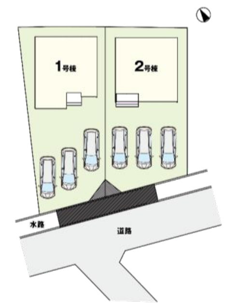 前橋市朝倉町の区画図