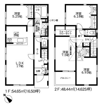 茅ヶ崎市甘沼３期　新築戸建　全4棟1号棟