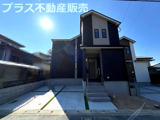 【外観】 | 福岡市早良区飯倉2丁目　B号棟（全2棟）【仲介手数料無料・0円】 | 現地写真。同じ物件を見るなら、プラス不動産販売にお任せ下さい。