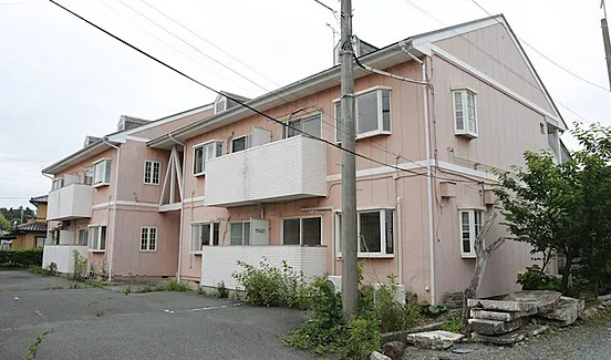 いわき市久之浜町　一棟アパートの外観