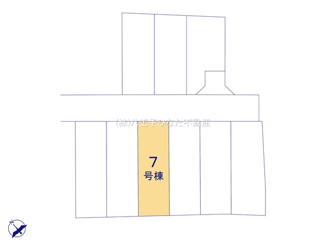 『八王子市新築戸建て』八王子市1549-3【仲介手数料無料】　１６期の区画図|～仲介手数料無料☆八王子ひなた不動産～　八王子市下恩方町　新築戸建て