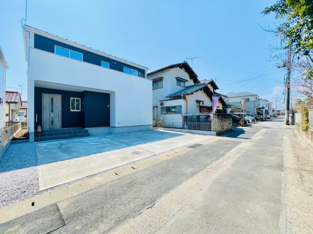 高崎市上小鳥町の前面道路含む現地写真|車の通りも少なく駐車も楽々♪