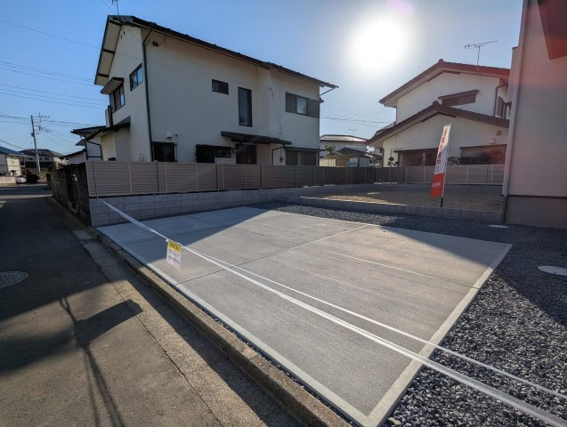 水戸市平須町　13期の前面道路含む現地写真|前面道路含む現地写真です