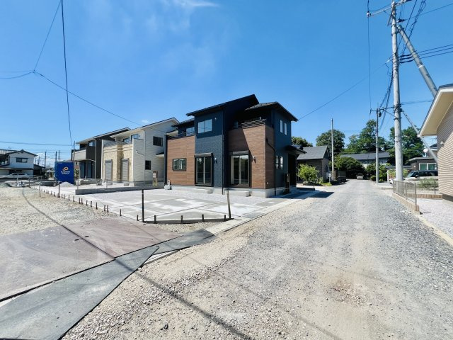 高崎市下佐野町の前面道路含む現地写真|車の通りも少なく駐車も楽々♪