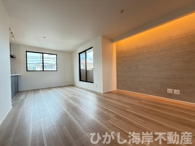 茅ヶ崎市柳島1丁目　新築戸建　全２棟のダイニング|18.1帖　LDK