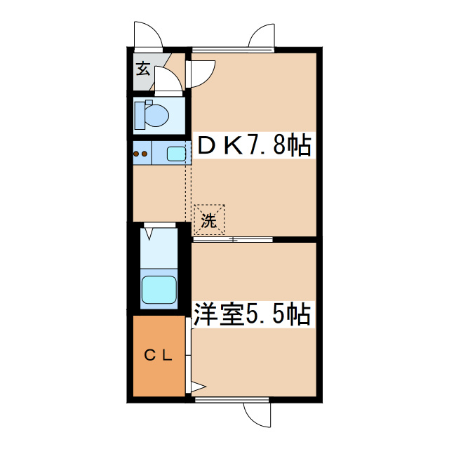 メゾンド千田Ａの間取り