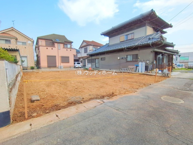 春日部市増富　売地の外観