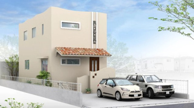 【外観パース】 | 八重瀬町伊覇（全4棟）1・2号棟 | 1号棟　外観パースです