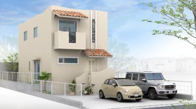 【外観パース】 | 八重瀬町伊覇（全4棟）1・2号棟 | 2号棟　外観パースです