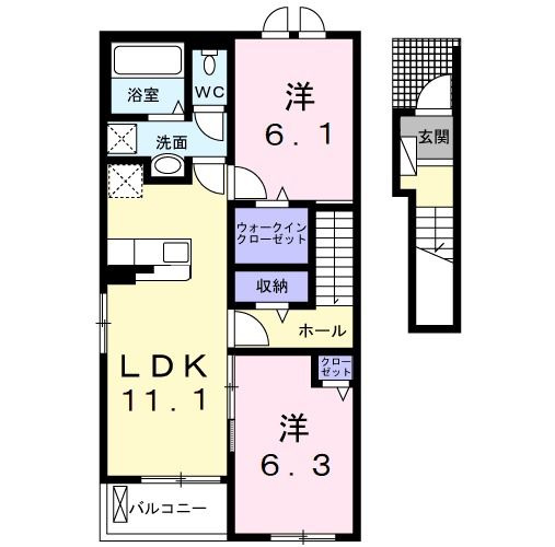 【間取り】 | クオーレＡ