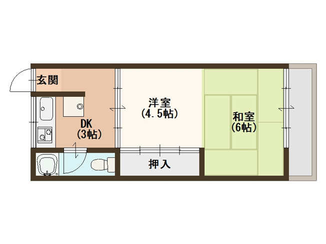 【間取り】 | 大栄マンション