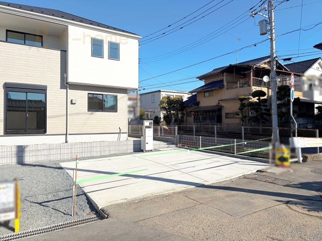 取手市青柳第3期　新築戸建て　7号棟の駐車場|カースペースは2台お停めいただけます♪