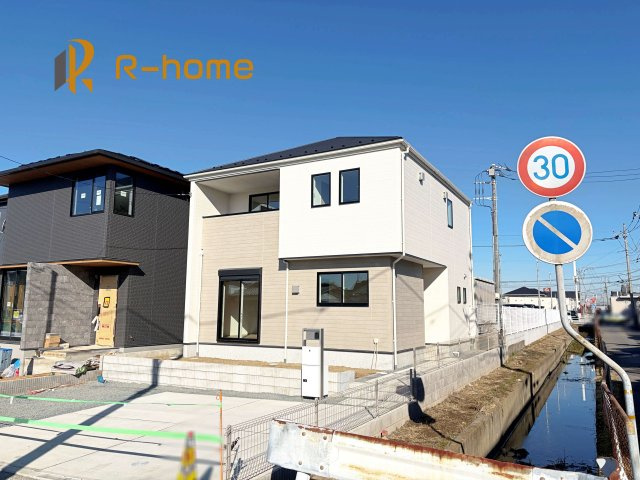 取手市青柳第3期　新築戸建て　7号棟の外観|建物完成いたしました！ご予約で『平日』や『夕方』などでもご見学可能です！
