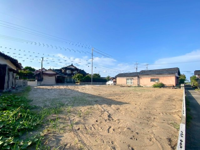 大崎売土地（更地）の外観|平屋・２階建の立ち並ぶ住宅地になり、敷地全体に日の当たる環境になります。