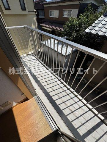 アムールSakuraのバルコニー