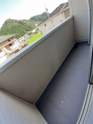 【バルコニー】 | フェリシテ・メゾンＢ | 落ち着いた時間を過ごせるバルコニーです