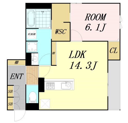 スペチアーレ平野西　仲介手数料無料の間取り