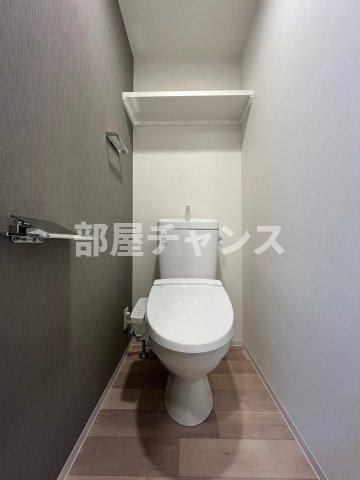 メイクス名駅南Ⅱのトイレ|落ち着いた色調のトイレです