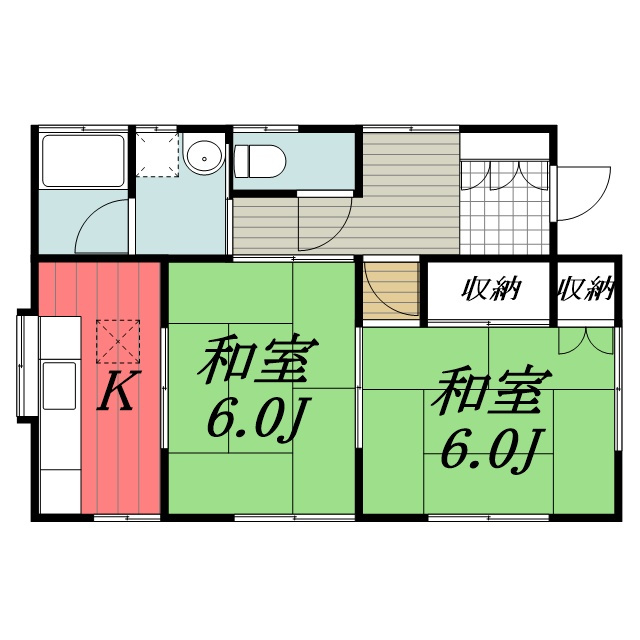 【間取り】 | 九十九里町西野貸家