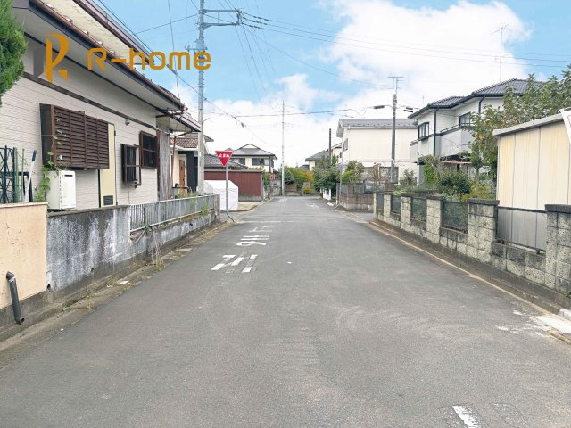 笠間市旭町第7　新築戸建て　1号棟の前面道路含む現地写真|堂々！建物完成♪実際のお部屋をご見学可能です♪
ご見学が一番の資料！お気軽にお問い合わせ下さい♪