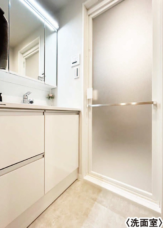 コンフォート南越谷の洗面所