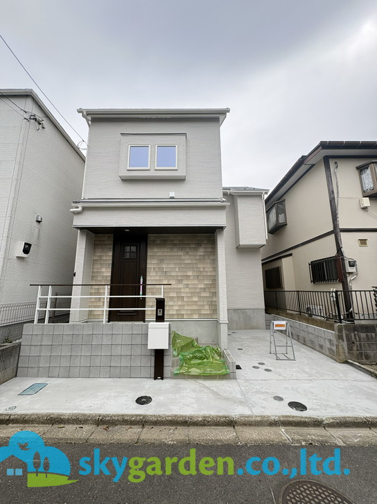 藤沢市西富2丁目　新築戸建　全1棟1号棟の外観|外観もきれいです