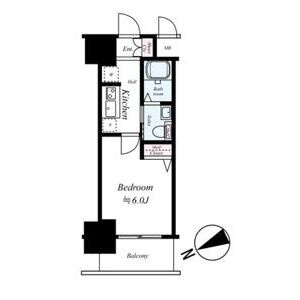 エステムプラザ難波WESTⅡプレディアの間取り