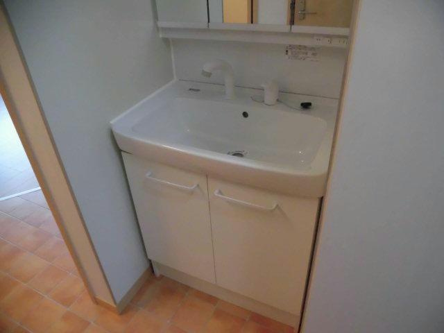 リバーサイドの洗面所