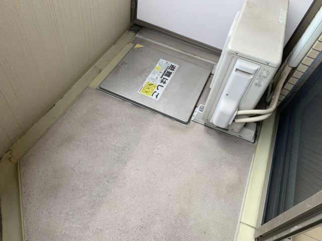 Dimus北堀江のバルコニー