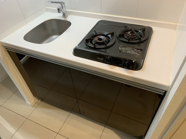 Dimus北堀江のキッチン