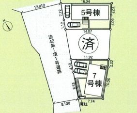 【区画図】 | 伊勢原市高森　２棟 | 区画図