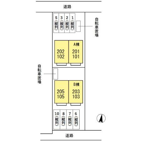 コージーハウス Aの駐車場
