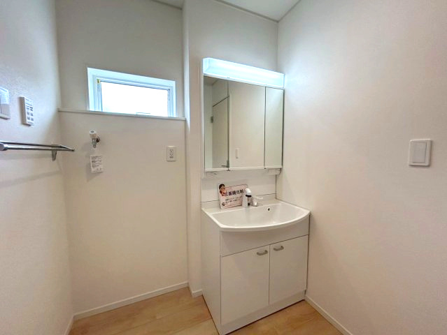 新築戸建　長野市松岡　全３棟の独立洗面台