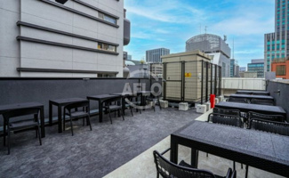 【設備】 | GAZELLE RIO淀屋橋 | GAZELLE RIO淀屋橋　屋上テラス