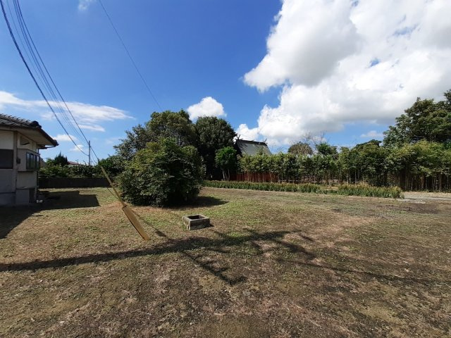 宇城市小川町南新田の売地の外観