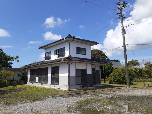 宇城市小川町南新田の売地の外観