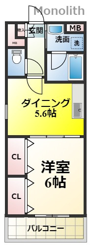 ベルナードコンフォートの間取り
