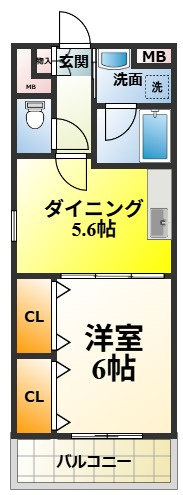 ベルナードコンフォートの間取り