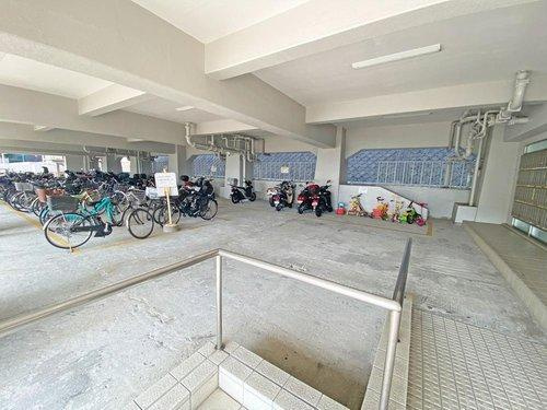 夢野ハイタウン3号棟のその他共用部分|共用部駐輪場