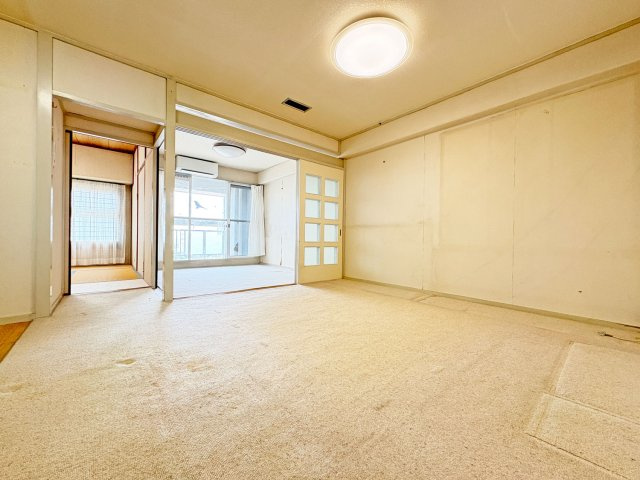 夢野ハイタウン3号棟の居間・リビング|リビングダイニング