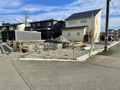 【前面道路含む現地写真】 | 新築分譲住宅　山形市西田第11　全2棟